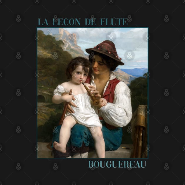 The Flute Lesson by Bouguereau by academic-art
