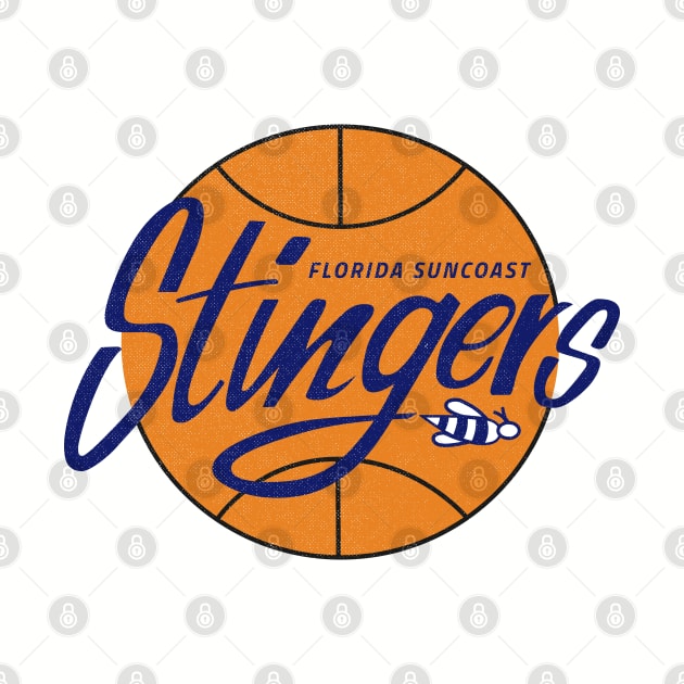 Original Florida Suncoast Stingers Basketball by LocalZonly