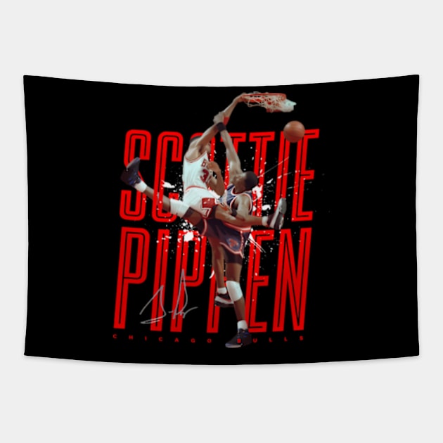 Scottie Pippen Tapestry by binchudala