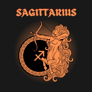 Sagittarius Centaur Gothic Style T-Shirt