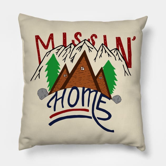 Missing Home Pillow by Besex