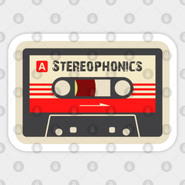 Vintage Classic Retro Stereophonics - Retro - Sticker