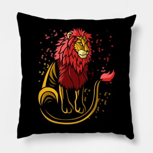 Lion tribal tail Pillow