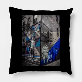 Street Art Manhattan Graffiti SoHo NYC Pillow