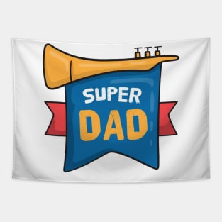 father Gift - Super Dad Tapestry