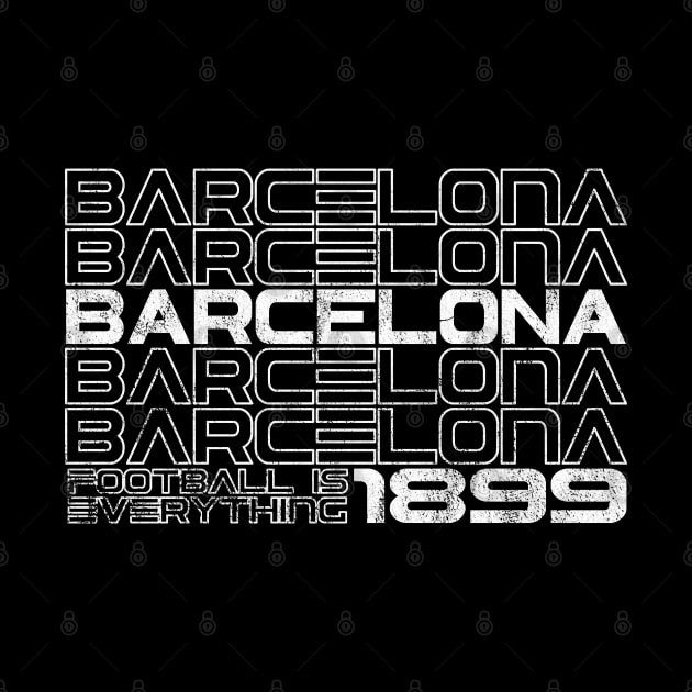 Football Is Everything - Barcelona FC Crossbar Retro by FOOTBALL IS EVERYTHING