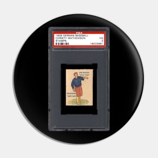 1909 German Baseball Stamps - CHRISTY MATHEWSON Pin