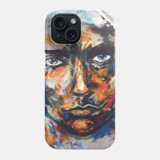 Insane man painting Phone Case