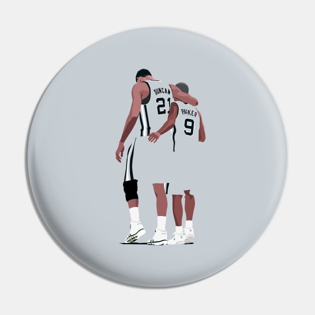 Spurs Legends Pin by dbl_drbbl