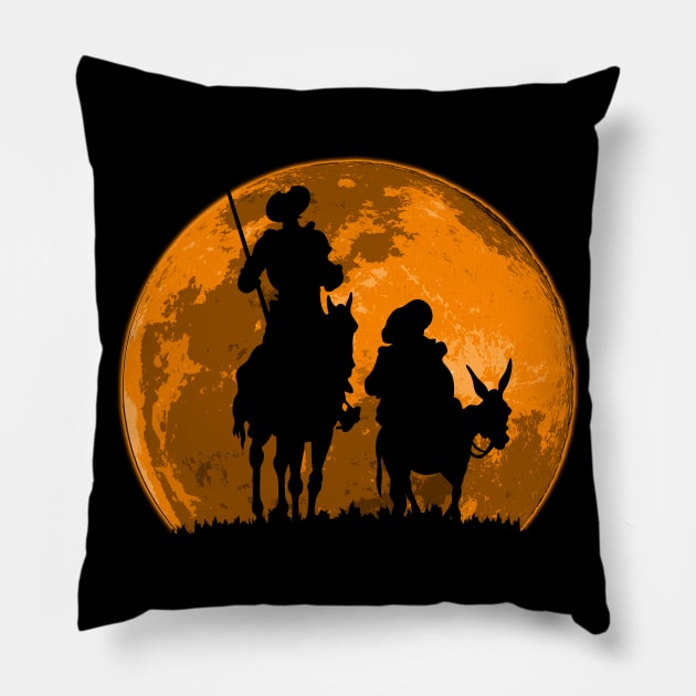 Don Quijote and Sancho Pillow by nickbeta