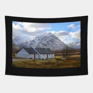 Black Rock Cottage in Glen Coe Tapestry