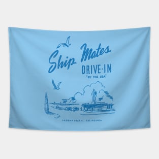 Shipmates Drive In - Laguna Beach, California Tapestry