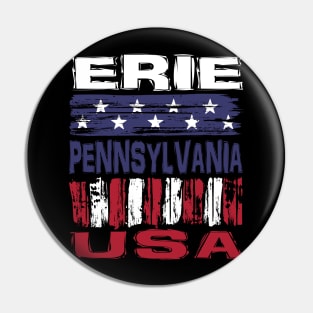 Erie Pennsylvania USA T-Shirt Pin