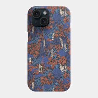 Cobalt tropical lush bright Phone Case