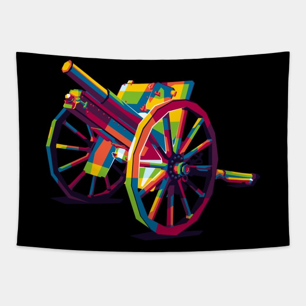 75mm Howitzer Tapestry by wpaprint