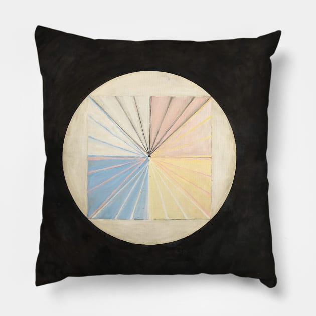 High Resolution Hilma af Klint The Swan Group Ix No 15 1913 Pillow by tiokvadrat