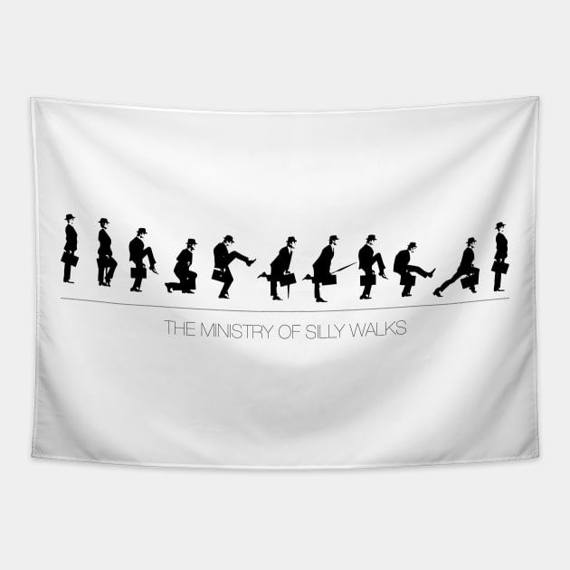 Ministry of silly walks Tapestry by Iftis