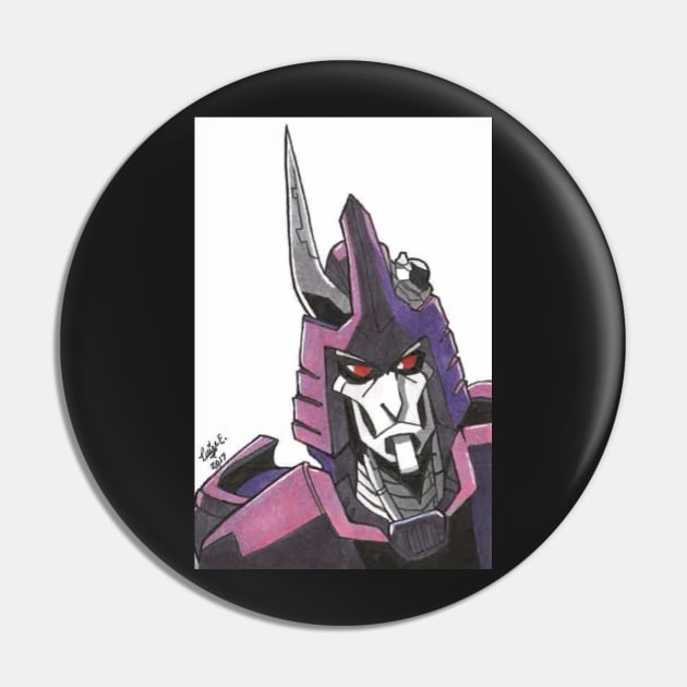 "Not a Decepticon" - Cyclonus Pin by Art-95