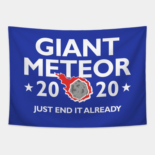 Giant Meteor 2020 Tapestry by LuckyFoxDesigns