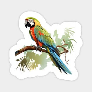 Military Macaw Magnet