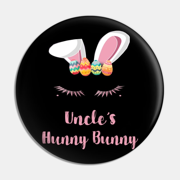 Happy Easter Daddy's Hunny Bunny For Girls Daughter Niece Granddaughter Family Pin by familycuteycom