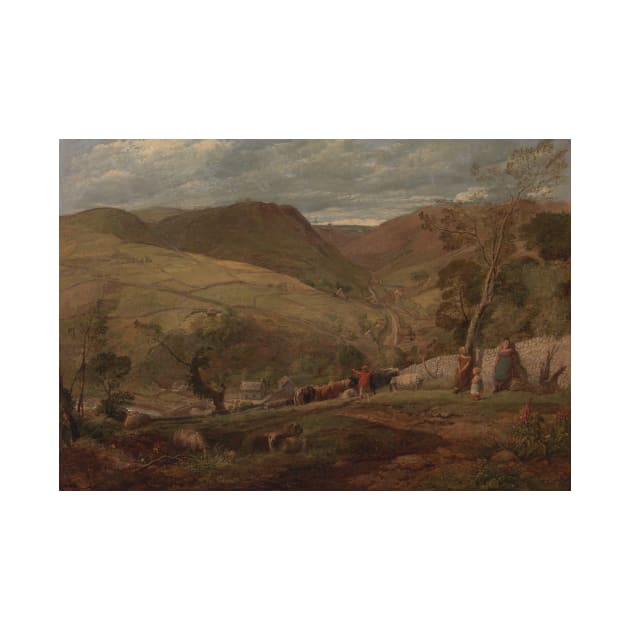 Hanson Toot, View in Dovedale by John Linnell by Classic Art Stall