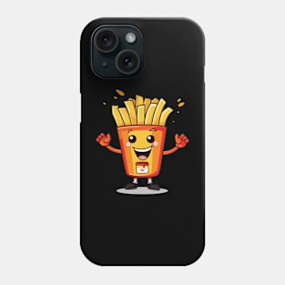 kawaii french fries T-Shirt cute potatofood Phone Case