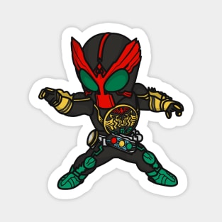 Kamen Rider OOO (TaToBa Combo) Chibi Style Kawaii Magnet