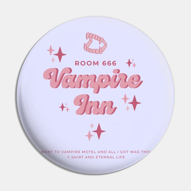 Vampire Inn Pin by Pepino de Mar studio