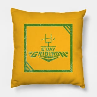 G'day Gridiron - Green Logo Pillow