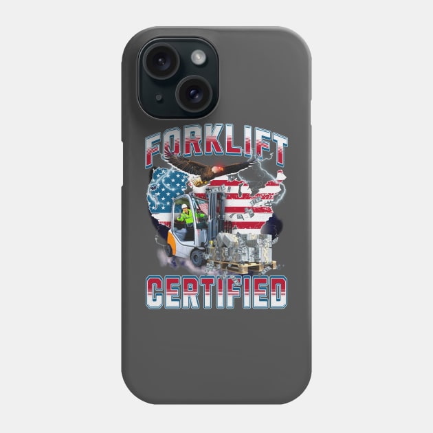 Forklift Certified Vintage Bootleg Phone Case by RuthlessMasculinity