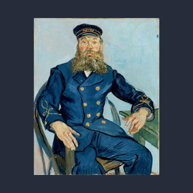 Portrait of the Postman Joseph Roulin by van Gogh by Artimaeus