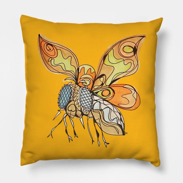 Mothra by Pollux Pillow by WorldofPollux