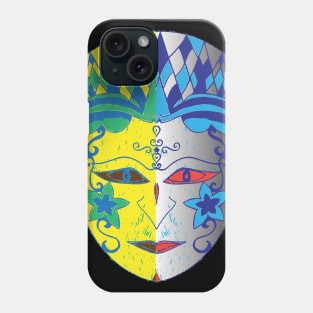 pop art traditional mask dance Phone Case