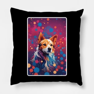 Funny Dog Cart International Dot Day, Dog Dot Day 2023 Pillow