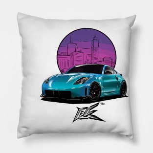 nismo 350z pearl metallic blue Pillow