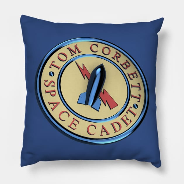 Tom Corbett Retro Pillow by Federation Skum Kosplay