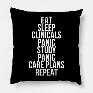 Funny Nursing Student Quote Tee Shirts Pillow