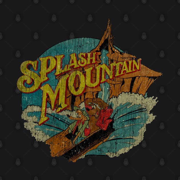 Splash Mountain vintage aesthetic #2 by vintage.artillustrator