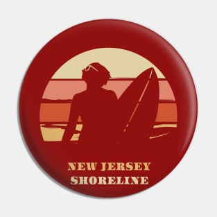 New Jersey Shoreline Pin