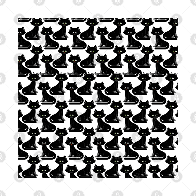 Black Cat pattern by Theblackberry