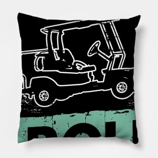 Golfing Gift Golfer Quote Golf Course Pillow