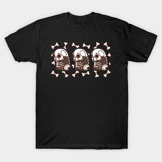 SkelePuglie - Pug - T-Shirt