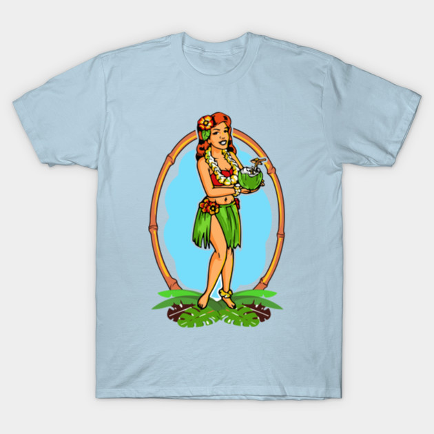 Discover Vintage hawaii hula - Vintage - T-Shirt