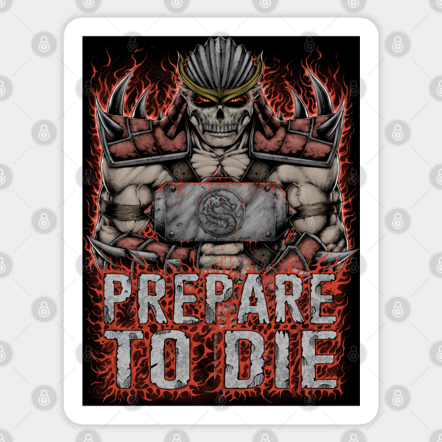 Mortal Kombat Shao Kahn Shao Kahn Sticker Teepublic Au