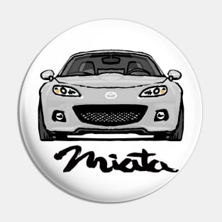 MX5 Miata NC3 White Pin