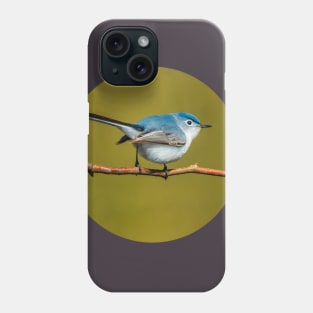 Little Cute Bird Photograph. Blue-Gray Gnatcatcher Phone Case