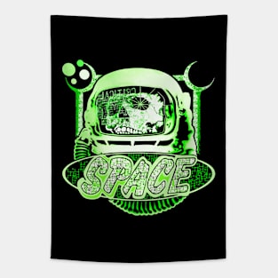 Skull Spaceman Tapestry