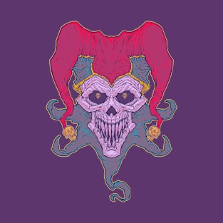 WEIRDO - April Fool's - Skull - Purple T-Shirt