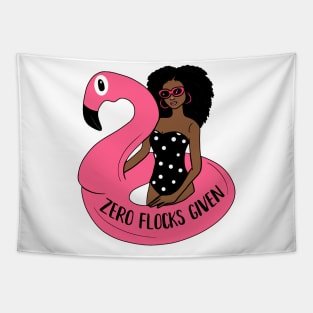 Zero Flocks Flamingo Given, Funny Love Flamingos Tapestry